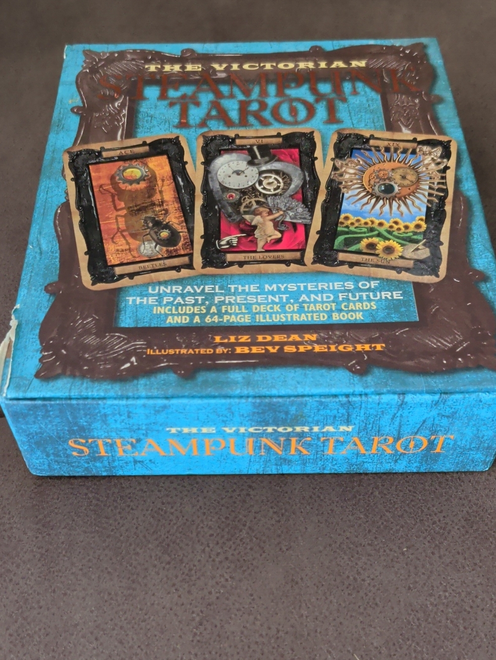 The Victorian Steampunk Tarot Boxed Set - Blue(Missing 64 Pg Illustrated Book)